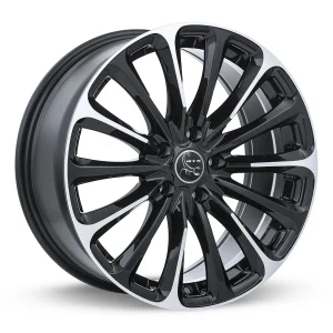 RTX Wheels – Poison – Black – 17″x7.5″ 38mm – Summer Wheels – 081669
